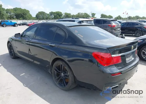 2012 BMW 750 Li из США, поврежденный, VIN WBAKB8C55CC963940